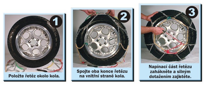 Sněhové řetězy Compass X50 165/60 R15