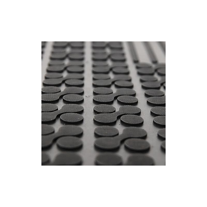 Gumové autokoberce zvýšené Fiat Scudo II - s krytím odkládací plochy pro levou nohu řidiče