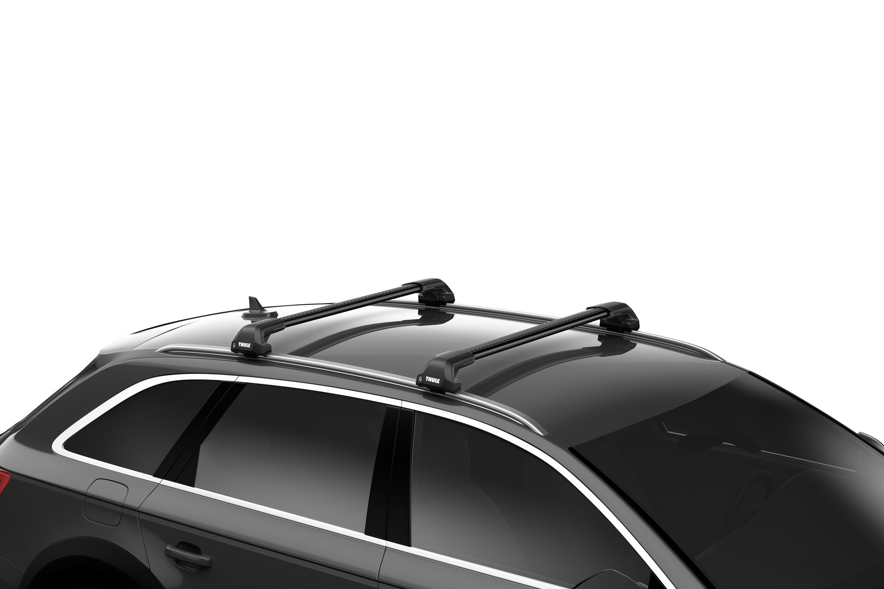 Příčníky THULE WingBar Edge Black na integrované podélníky