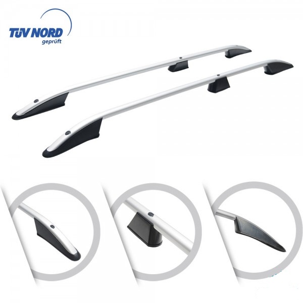 Podélné nosiče stříbrné Citroen Spacetourer, r.v. 2016+ - krátká verze L1