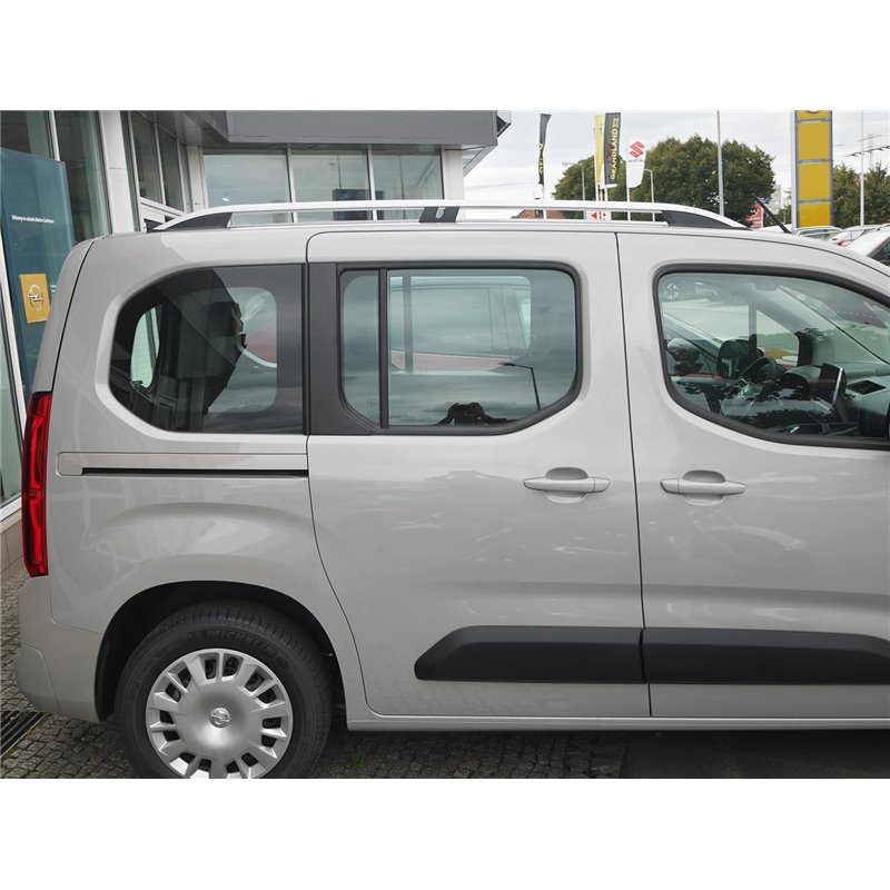 Podélné nosiče stříbrné Toyota Proace City short, r.v. 2018+