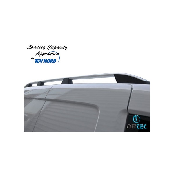 Podélné nosiče stříbrné Volkswagen Caddy MAXI, r.v. 2020+