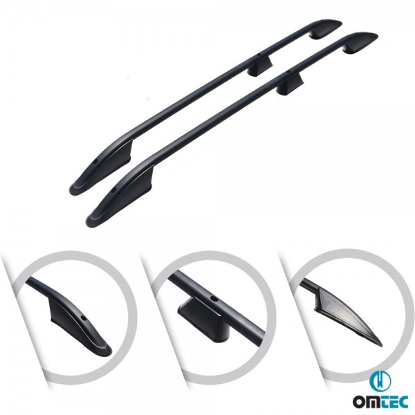 Podélné nosiče černé Ford Transit Connect, r.v. 2014+ - dlouhá verze L2