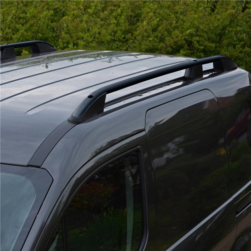 Podélné nosiče černé Ford Transit Connect, r.v. 2014+ - dlouhá verze L2