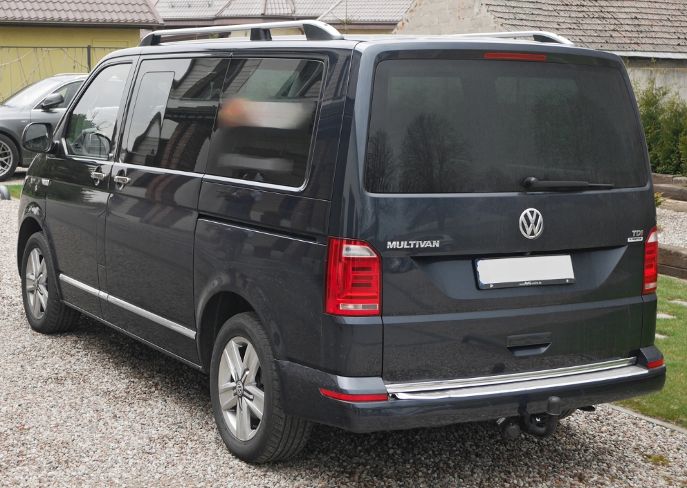 Podélné nosiče stříbrné Volkswagen T5, krátká verze L1