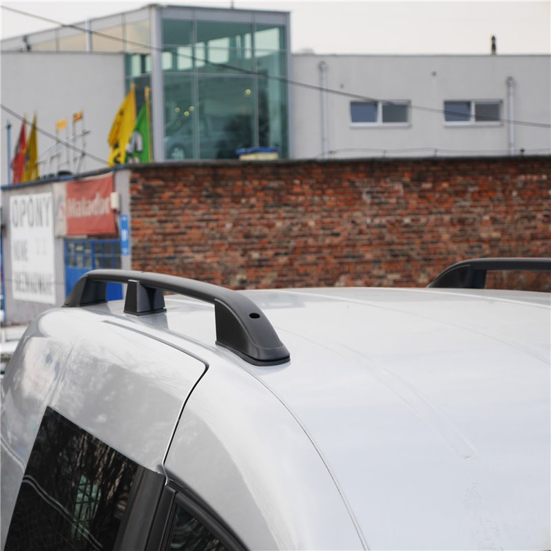Podélné nosiče černé Volkswagen Caddy, r.v. 2005-2020