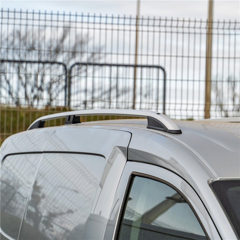 Podélné nosiče stříbrné Dacia Dokker, r.v. 2012-2020