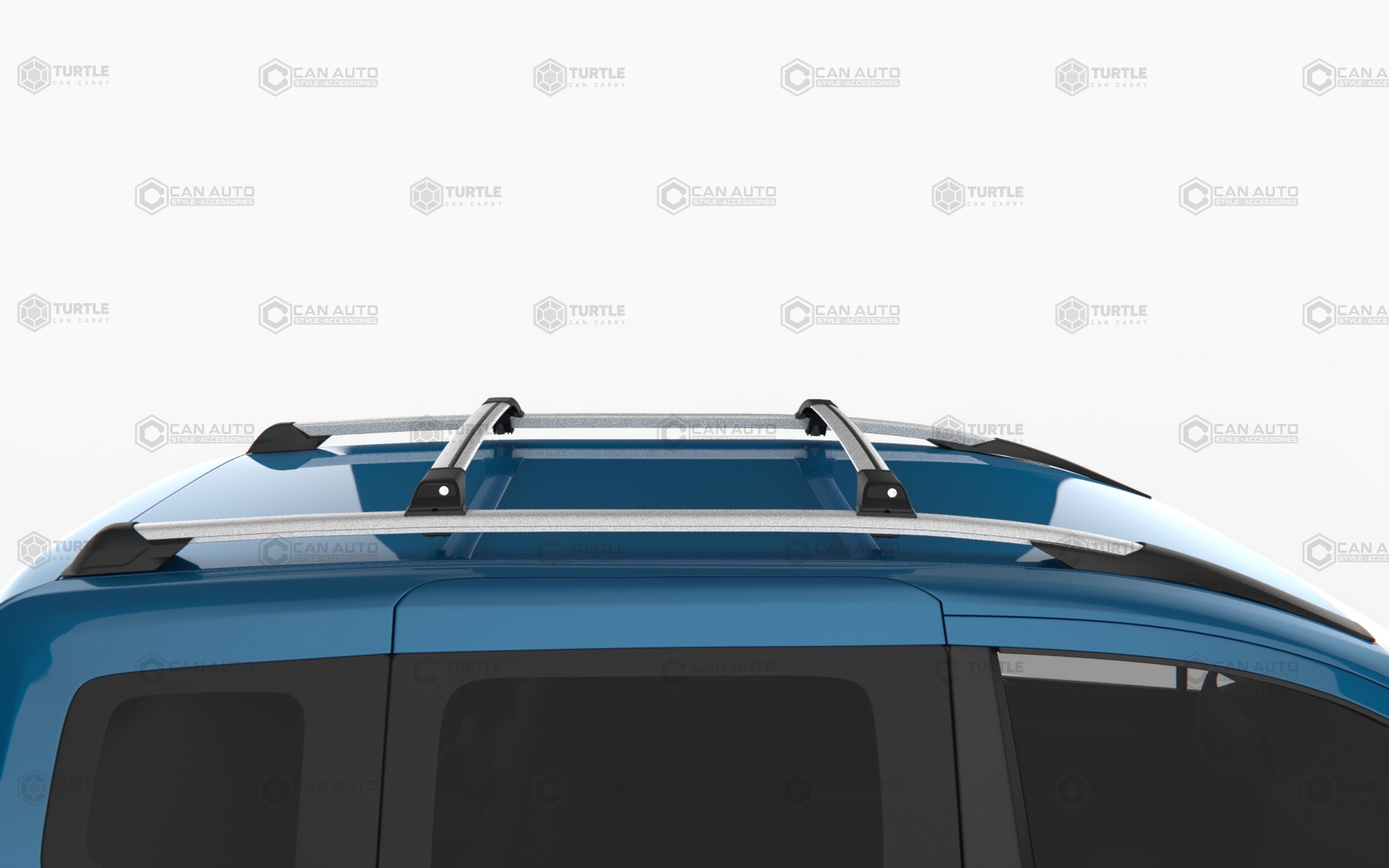 Podélné nosiče stříbrné Ford Courier, r.v. 2014 +