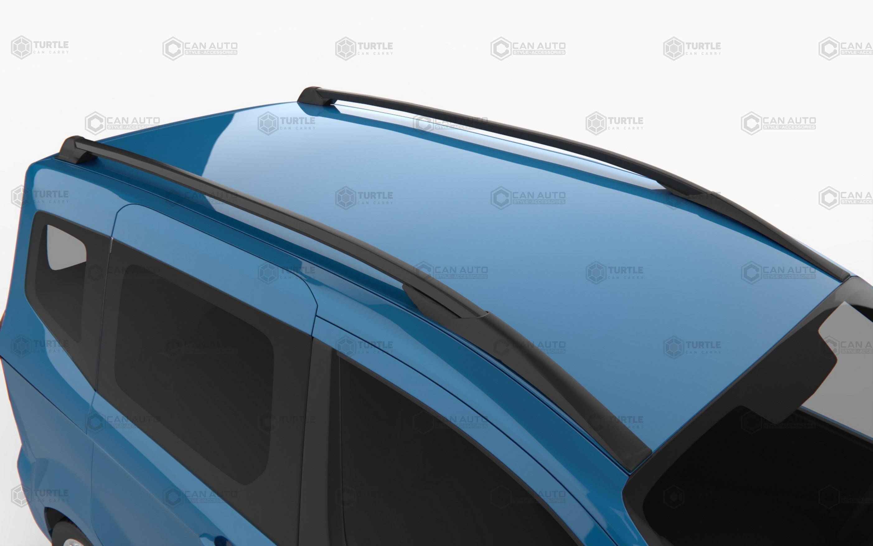 Podélné nosiče černé Ford Courier, r.v. 2014 +