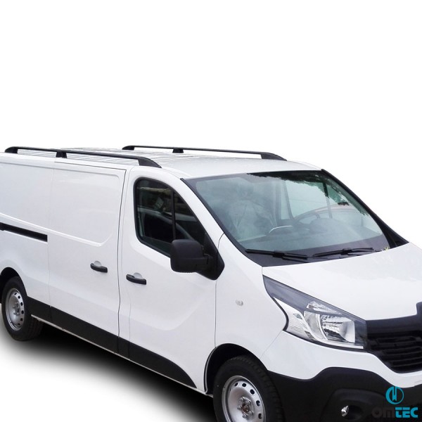 Podélné nosiče černé Renault Traffic, krátká verze L1, r.v. 2014+