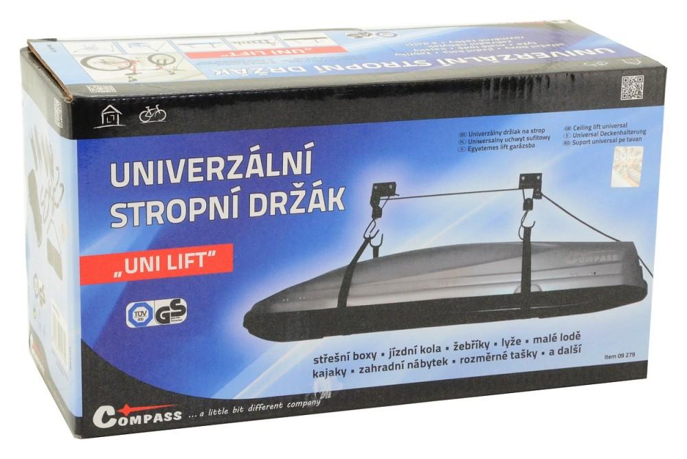 Závěsný stropní zvedák střešních boxů COMPASS UNI-LIFT