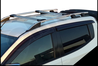 Podélné nosiče stříbrné Fiat Fullback, r.v. 2016+