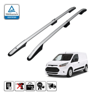 Podélné nosiče stříbrné Ford Tourneo Connect, r.v. 2014+ - krátká verze L1