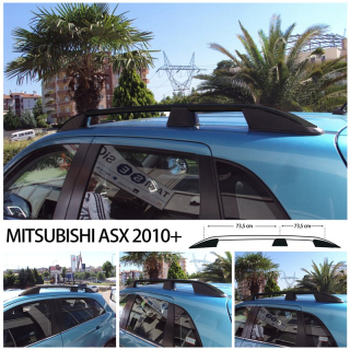 Podélné nosiče černé Mitsubishi ASX, r.v. 2010-2022