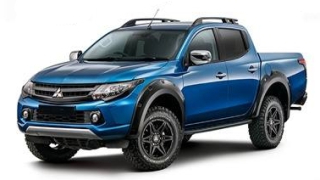 Podélné nosiče černé Mitsubishi L200, r.v. 2015+