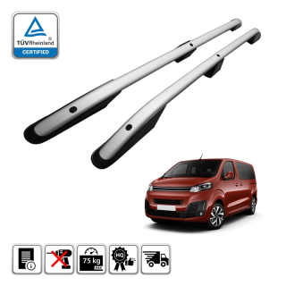 Podélné nosiče stříbrné Toyota Proace Verso - verze L1, r.v. 2016+
