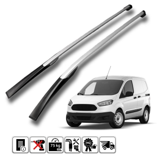 Podélné nosiče stříbrné Ford Courier, r.v. 2014 +