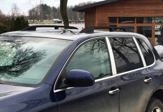 Podélné nosiče černé Porsche Cayenne, r.v. 2003 - 2009