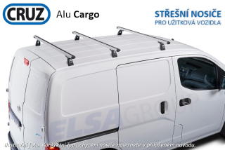 Střešní nosiče CRUZ Cargo PROFI ALU 3 nosníky